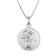 trendor 41472 Necklace with Guardian Angel Pendant Ø 18 mm 925 Silver Image 1