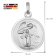 trendor 41472 Necklace with Guardian Angel Pendant Ø 18 mm 925 Silver Image 6