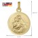trendor 41480 Antonius Medal Ø 16 mm 333 Gold on a Gold-Plated Necklace Image 6