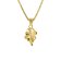 trendor 41553 Clover Pendant Gold 333/8K with Gold-Plated Kids Necklace Image 1