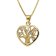 trendor 41555 Tree Of Life Pendant Gold 333 with Gold-Plated Silver Necklace Image 1