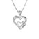trendor 41622 Necklace with Heart in Heart Pendant 925 silver Image 1