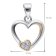 trendor 41623 Girls Necklace with Heart Pendant Silver 925 Image 5