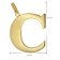 trendor 41790-C Halskette mit Großem Buchstaben C 925 Silber mit Goldauflage Bild 6
