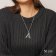 trendor 41780-A Damen-Halskette mit Großem Buchstaben A 925 Silber Bild 3