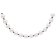 trendor 41848 Men's Pearl Necklace with Black Spinels 50 cm Image 2