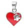 trendor 41680 Girl's Necklace with Heart Pendant 925 Silver Image 2