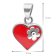 trendor 41680 Girl's Necklace with Heart Pendant 925 Silver Image 5