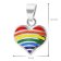 trendor 41689 Girl's Heart Pendant Necklace 925 Silver 6