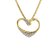 trendor 41683 Damen-Halskette Silber 925 Vergoldet Herz-Collier Bild 1