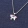 trendor 41684 Girl's Unicorn Pendant Necklace 925 Silver Image 3