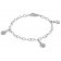 trendor 08277 Silver Childrens Bracelet with 3 Pendants Image 1
