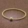 trendor 75661 Elastic Ladies' Bracelet Gold Plated Silver Image 3