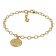trendor 51176 Girls Bracelet with Tree Of Life Gold Plated 925 Silver 18 cm Image 1