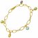 trendor 51186 Armband für Damen Gold auf Silber 925 mit Bunten Quarzen Bild 1