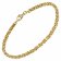 trendor 51560 Bracelet Byzantine Chain Gold-Plated Silver 925 Width 2.8 mm Image 1