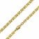 trendor 51560 Bracelet Byzantine Chain Gold-Plated Silver 925 Width 2.8 mm Image 3