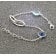 trendor 51346 Armband für Damen 925 Sterlingsilber Armkette mit Blauen Quarzen Bild 2
