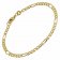 trendor 51877 Women's Bracelet Gold 333/8K Figaro Chain Image 1