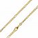 trendor 51877 Women's Bracelet Gold 333/8K Figaro Chain Image 3