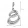 trendor 64970 Silver Drop Earrings with Cubic Zirconia Image 4