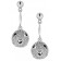 trendor 64994 Silver Women's Drop Earrings Hearts Cubic Zirconia Image 1