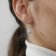 trendor 64994 Silver Women's Drop Earrings Hearts Cubic Zirconia Image 2