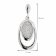 trendor 65144 Silver Drop Earrings with Cubic Zirconia Image 4