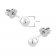 trendor 69685 Silver Earrings Image 4