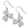 trendor 69890 Silver Women's Earrings Hearts with Cubic Zirconia Image 1