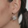 trendor 69890 Silver Women's Earrings Hearts with Cubic Zirconia Image 3