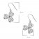 trendor 69890 Silver Women's Earrings Hearts with Cubic Zirconia Image 4