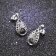 trendor 69937 Silver Drop Earrings with Cubic Zirconia Drop-Shaped Image 2