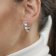 trendor 80128 Silver Women's Hoop Earrings Image 3