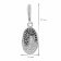 trendor 81613 Silver Ladies' Drop Earrings with Cubic Zirconia Image 4