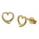 trendor 35815 Gold-Ohrringe Offenes Herz Bild 1