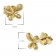 trendor 08770 Damen-Ohrringe Silber 925 Goldplattiert Schmetterling Ohrstecker Bild 4