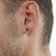 trendor 08906 Men's Earrings Stainless Steel 6.1 mm Image 3