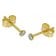 trendor 75096 Stud Earrings for Women and Men 585 Gold (14 ct) 2.5 mm Image 1