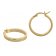 trendor 75842 Hoop Earrings Gold Plated Silver Ø 20 mm Cubic Zirconia Image 1