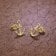 trendor 39571 Women's Stud Earrings Anchor Gold 333 / 8 Carat Image 2