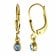 trendor 51097 Ohrringe Ohrhänger mit Blauem Zirkonia Gold 333 / 8 K Bild 1