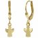 trendor 51940 Children's Earrings Angel 333 (8 K) Gold Earrings for Girls Image 1