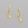 trendor 51940 Children's Earrings Angel 333 (8 K) Gold Earrings for Girls Image 2