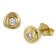 trendor 41189 Stud Earrings Gold 333 / 8K Cubic Zirconia Image 1
