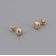trendor 41189 Stud Earrings Gold 333 / 8K Cubic Zirconia Image 2