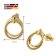 trendor 41191 Women's Earrings Gold 333 / 8 K Ear Studs Image 4