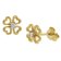 trendor 41196 Ohrringe für Mädchen Gold 333 (8 Kt) Kleeblatt Ohrstecker Bild 1