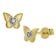 trendor 41198 Ohrringe für Mädchen Gold 333 (8 Kt) Schmetterling Ohrstecker Bild 1