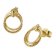 trendor 41219 Women's Stud Earrings Gold Plated Silver 925 Image 1